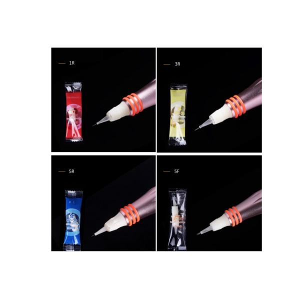 Wholesale Price Candy Disposable Eyebrow Tattoo Machine Needle For Permanent Makeup Microblading