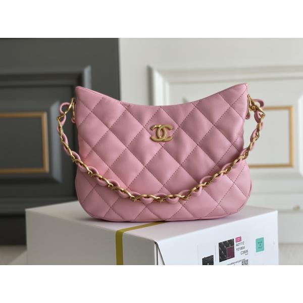 Chanel AS3562 Small Hobo Armpit Hippie Tote Bag Shoulder Bag 2022 Autumn Winter