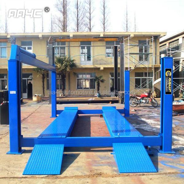 AA4C  10T 20T  bus ramp  truck  hoist heavy duty lift Hydraulic 4 post  vehicle lift vehicle parking system  vehicle ramp