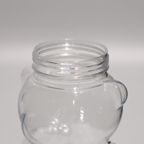 Garrafas de PET de plástico sem BPA de alta durabilidade com forma personalizada para suco