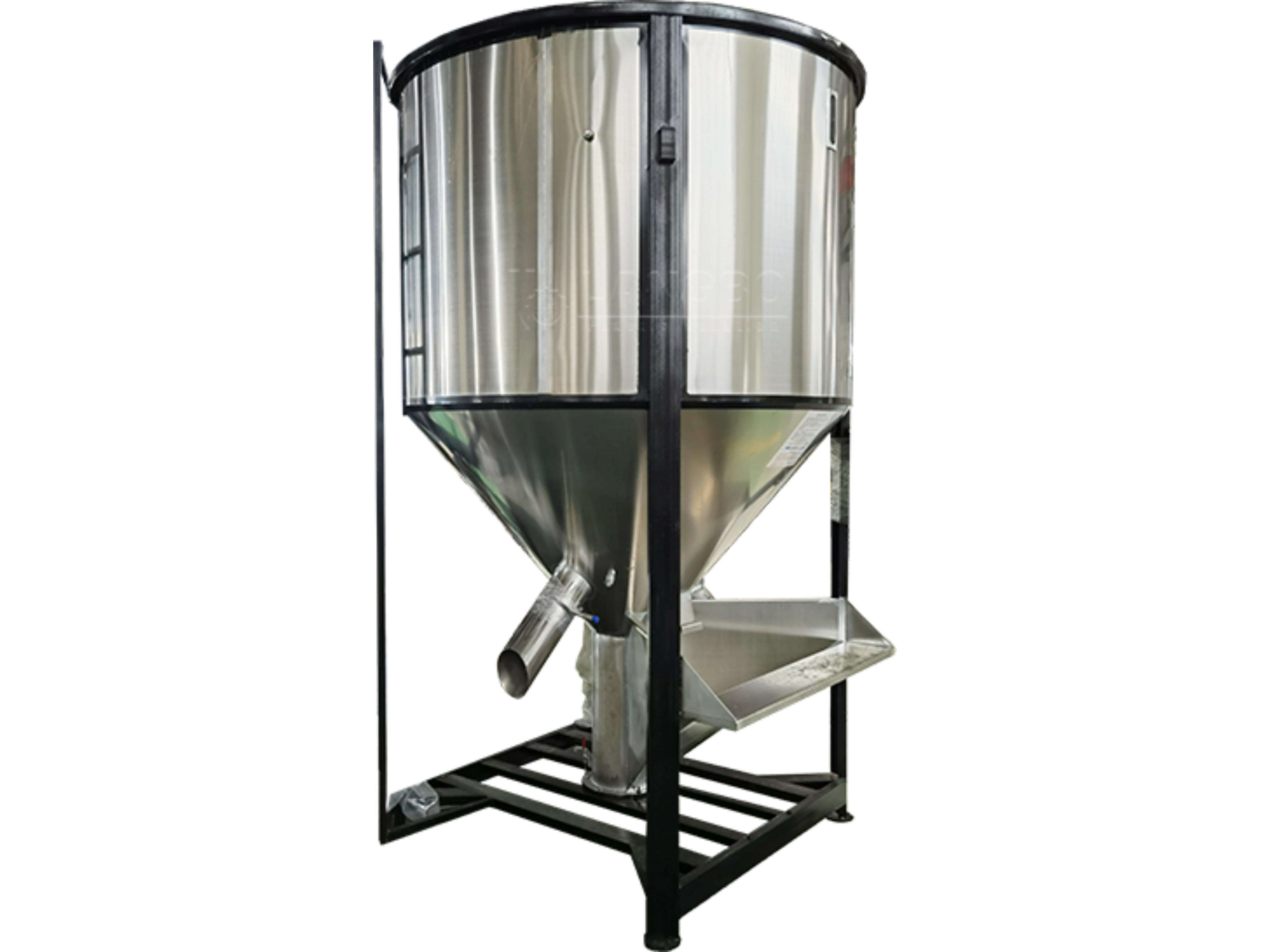 Spiral Type Large Blender Particle Plastic Drying Vertical Color Mixer
