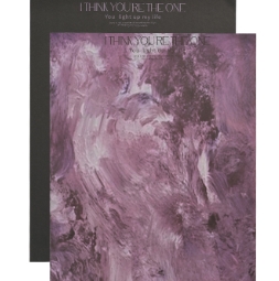 Plum Purple Sauce Marble Pattern Flower Packaging Paper