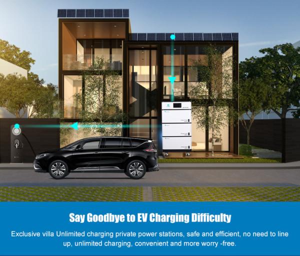 Kit doméstico de energia solar 48V tudo em um de grau A com painéis solares