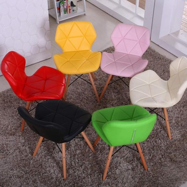 Minimalist Nordic Dining Chairs Casual Office Reception Chair Eco - Friendly