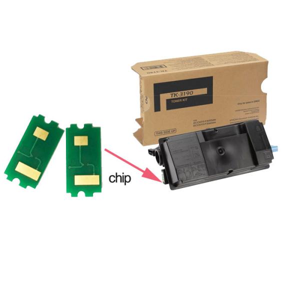 Kyocera Ecosys Toner P3060DN TK-3190 con chip insertado / Capacidad 25000 páginas