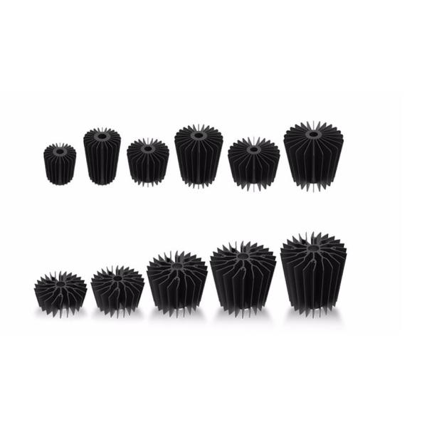 Brushed Nickel Computer Heat Sink , Aluminum Copper CPU Heatsink