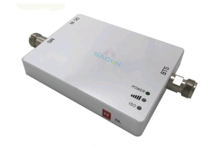 N Женский разъединитель Мобильный телефон Сигнальный усилитель 23dBm CDMA 800Mhz ALC Дизайн функции