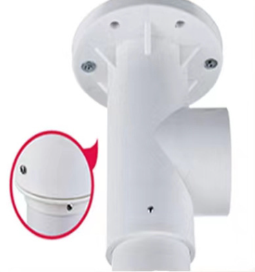 Durable Laboratory Accessories Ceiling Mounted Lab Extraction Arm Flexible