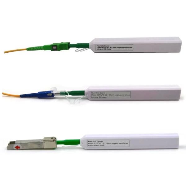 Virola do líquido de limpeza 1.25mm 2.5mm do conector da fibra ótica do ST FC do SC do LC