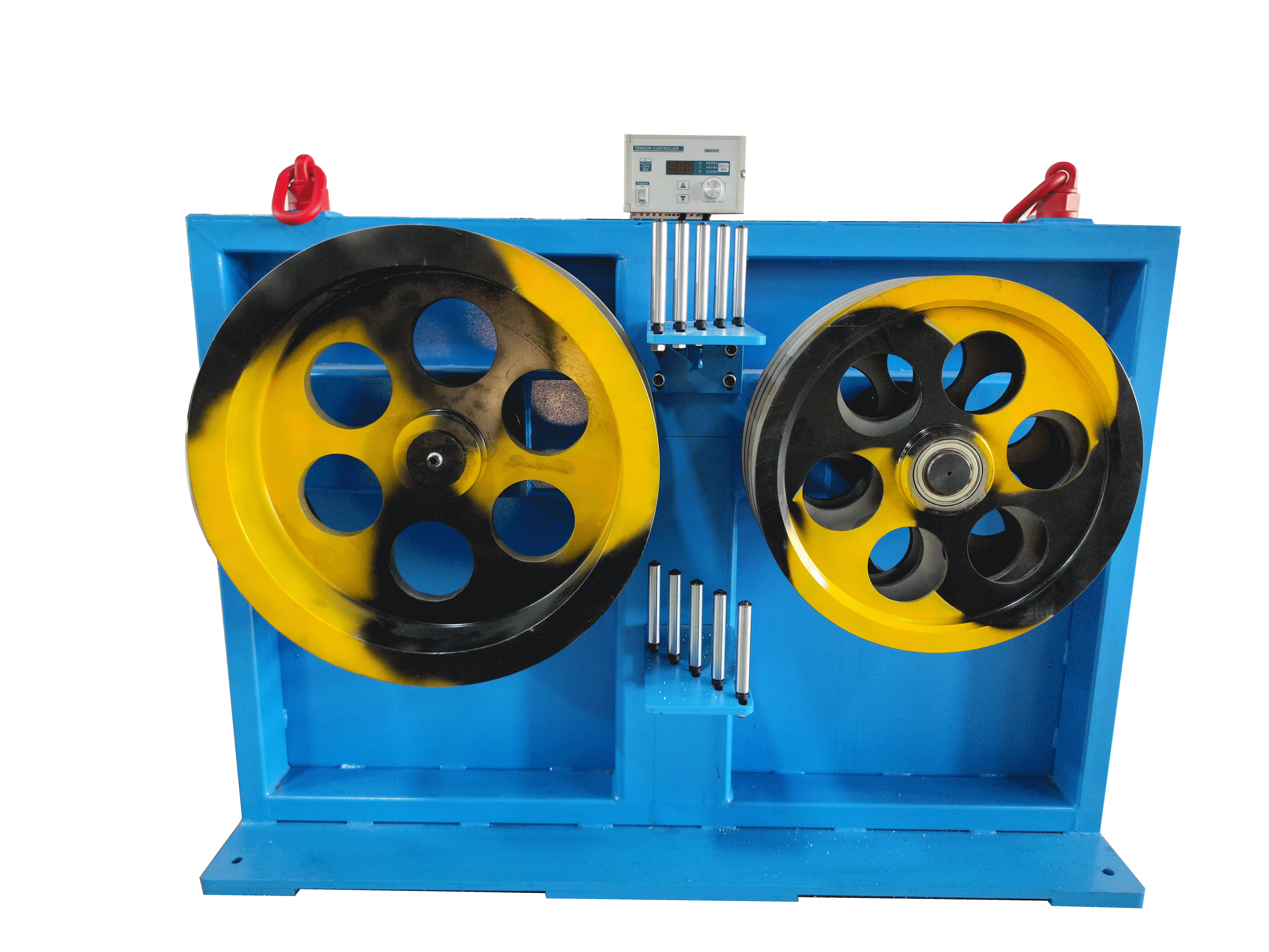 Double Wheel Capstan Cable Puller With High Speed and Adjustable Tension for Wire Hauling