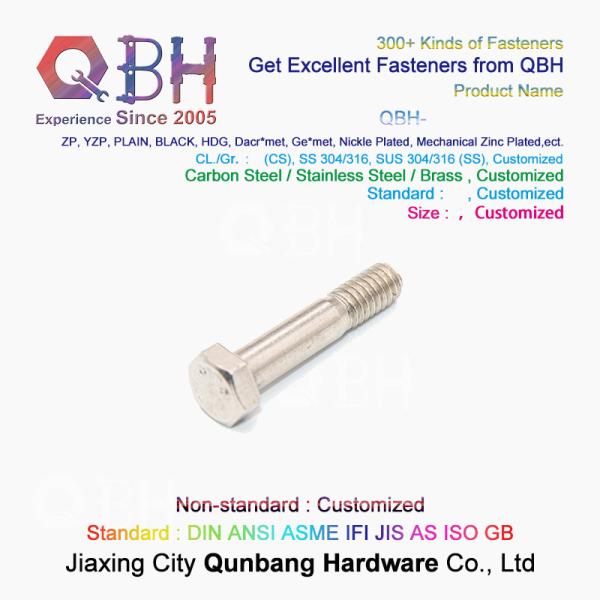 Поток M6 M8 M10 M12 M14 M16 M24 болта с шестигранной головкой Din 931 половинный