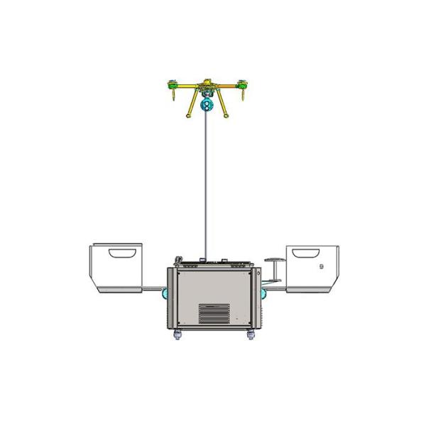 Emergency Tethered UAV Systems Tethered Hangar System For Monitoring Lighting SF-60X-50M