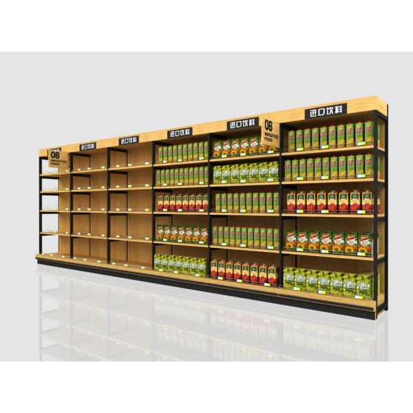 Приспособления дисплея супермаркета металла сетевого магазина/шельвинг гастронома гондолы для еды