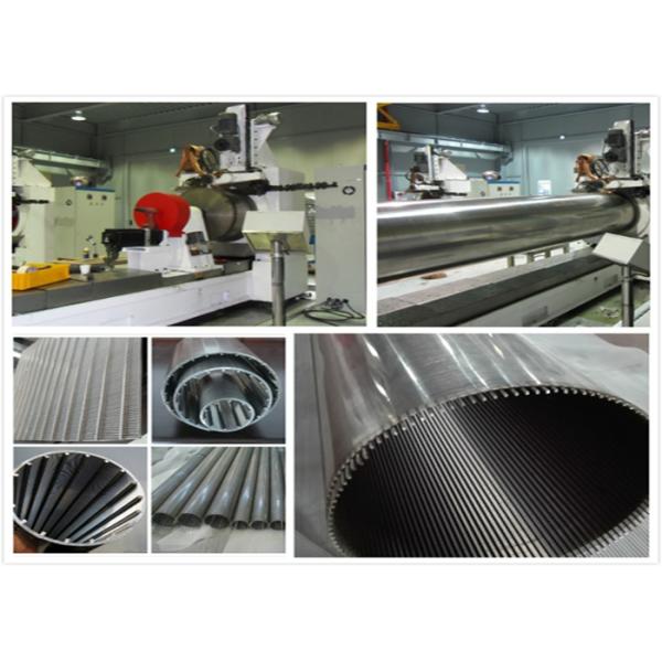 Wedge Wire Screen Cylinders Water Well Screen Welding Machine Double Motor