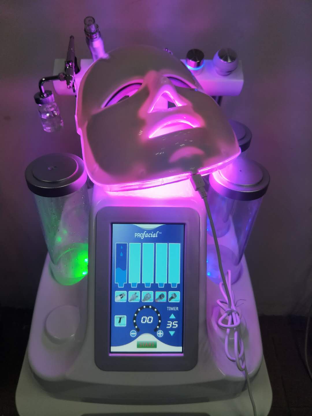 Многофункциональная машина 7 красоты в 1 машине корки Dermabrasion лицевой