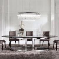 Fashion SS Dining Tables Kitchen Room Furniture Marble Top