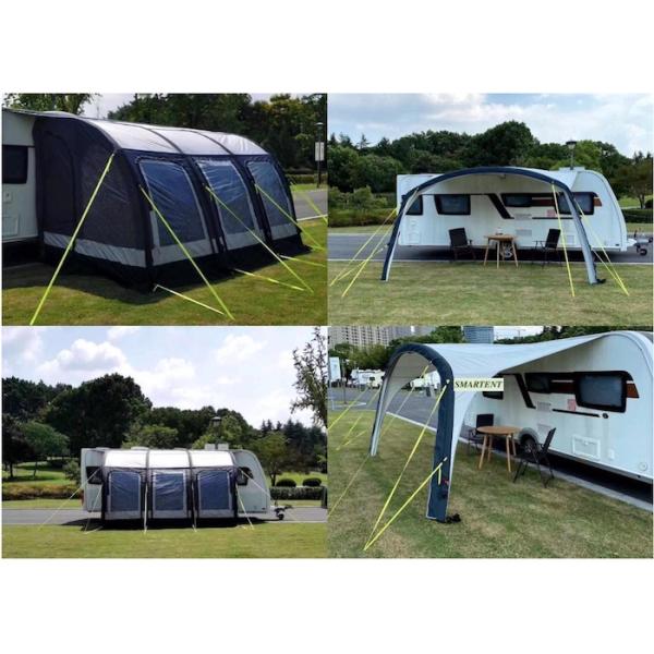 шатер 400X250CM PU2000MM тента крыши автомобиля 210D Оксфорда раздувной