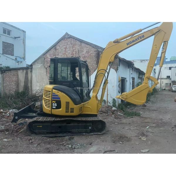 5.5ton mini used excavator used komatsu pc55/cheap price high quality second hand Komatsu pc55 on sale