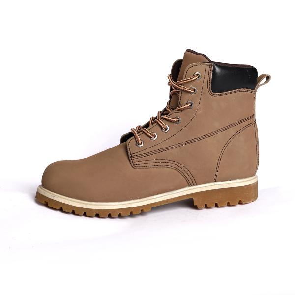 Безопасные ботинки мужчины Промышленная обувь Рабочая одежда Настоящая кожаная обувь Безопасные ботинки Goodyear Welt Безопасные ботинки Обувь