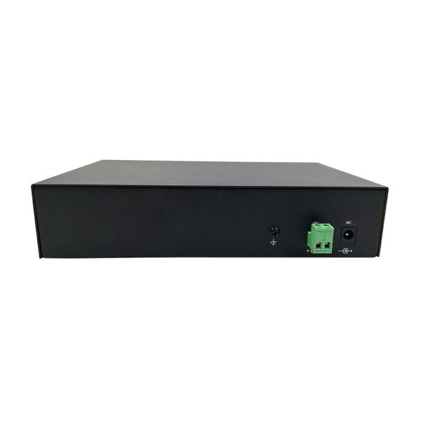 Multi Ports Fiber Optic Switch 1000 Base - X With Redundant Dual DC Power Inputs