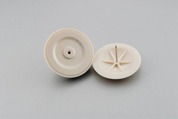 Round Golf RF Hard Tag , Supermarket Security Tags High Defeat Resistance