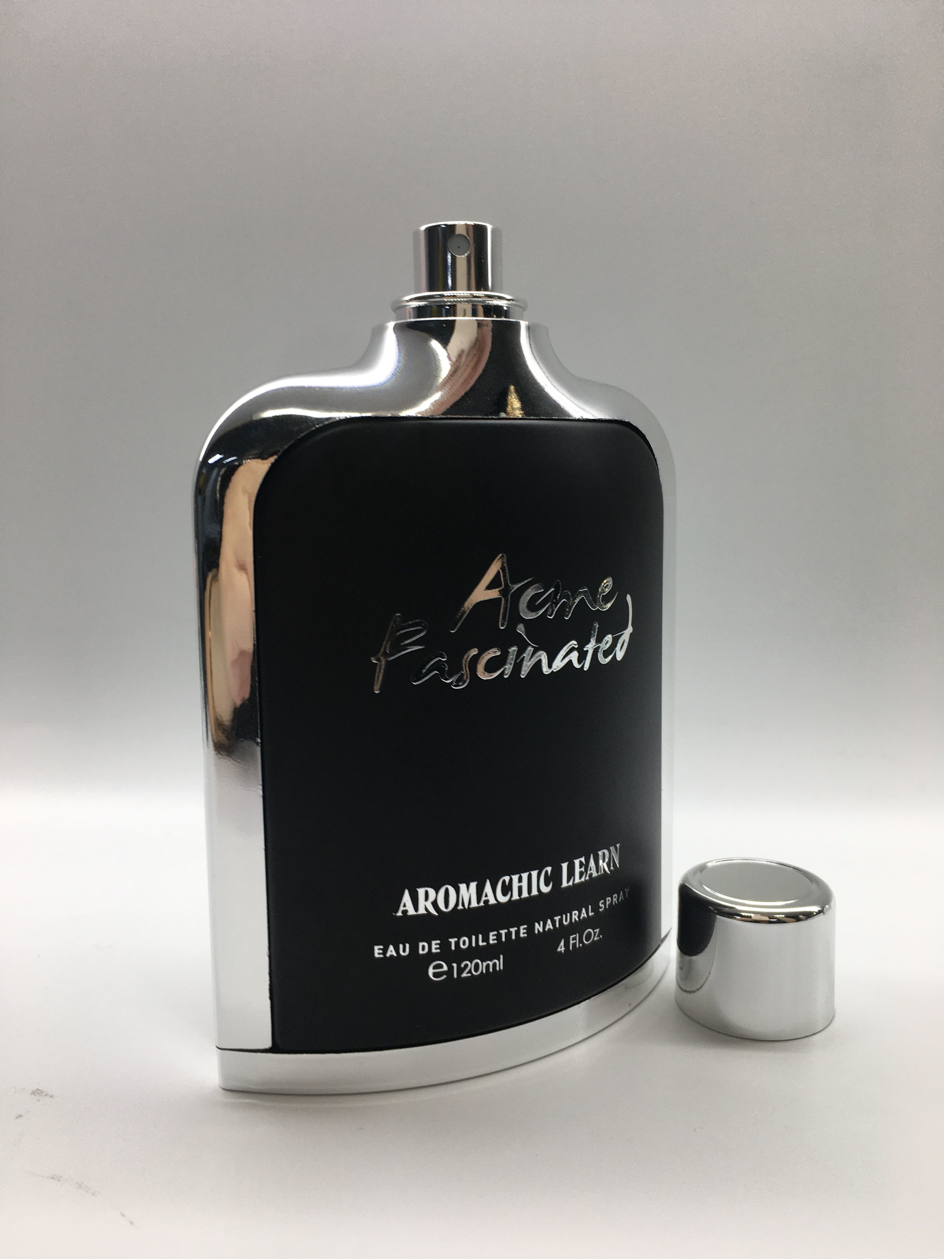 120ml плоско формируют OEM рамки металла серебра цвета роскошных флаконов духов черный