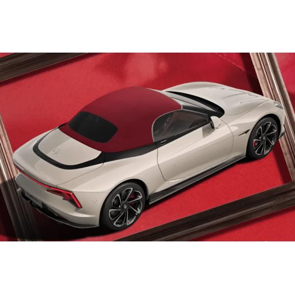 Variante especial de 100pcs en la edición de 2024MG Cyberster Red Top con CLTC 520km dos motores