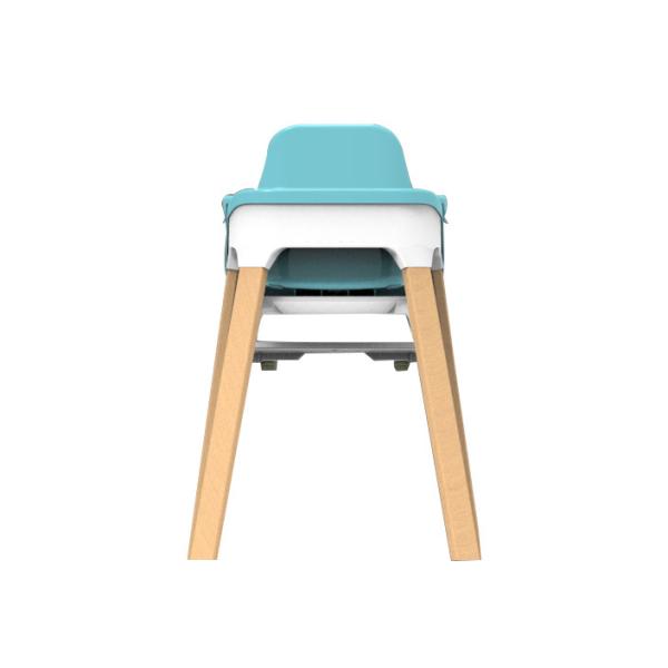 Easy Moving Adjustable Plastic Foldable Baby High Chair For Feeding