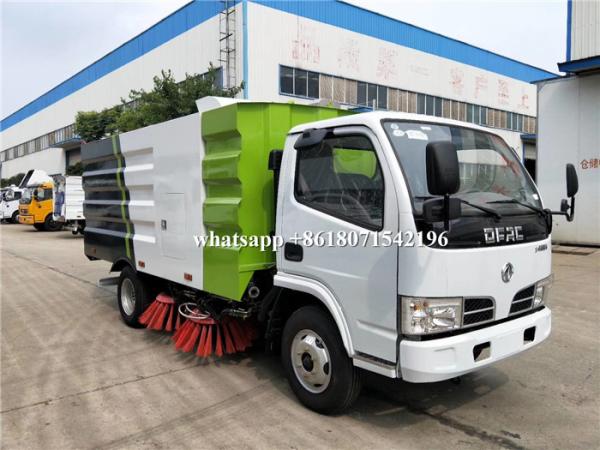 Small Street Cleaner Vehicle Road Sweeper Truck Mobile Cleaning Stainless Steel