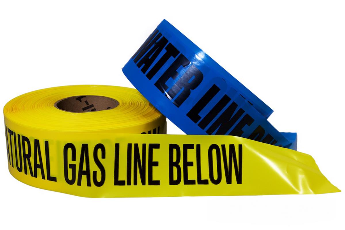 Non-Detectable Underground Tape PE Waterproof Roll Warning Tape