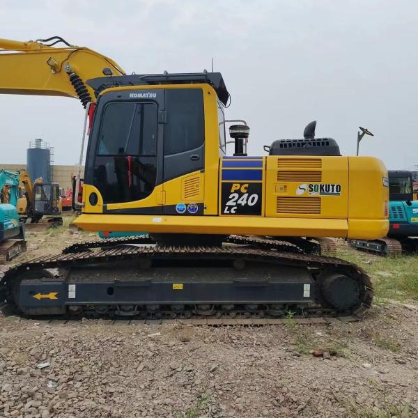 Em segunda mão PC240LC-8 Komatsu 20 toneladas Excavadora de rastreador Usado Komatsu PC240LC-8 PC220-8 Excavadora de rastreador hidráulico