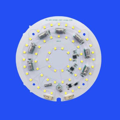 CE ERP Certificado 18W 230V 6500K Colorido Branco Frio Painel de PCB de Alumínio Redondo Modulo DOB AC LED
