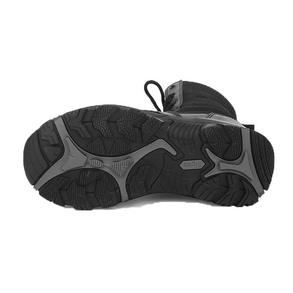 Ботинки тактической на открытом воздухе шестерни неподдельные кожаные тактические черные 8