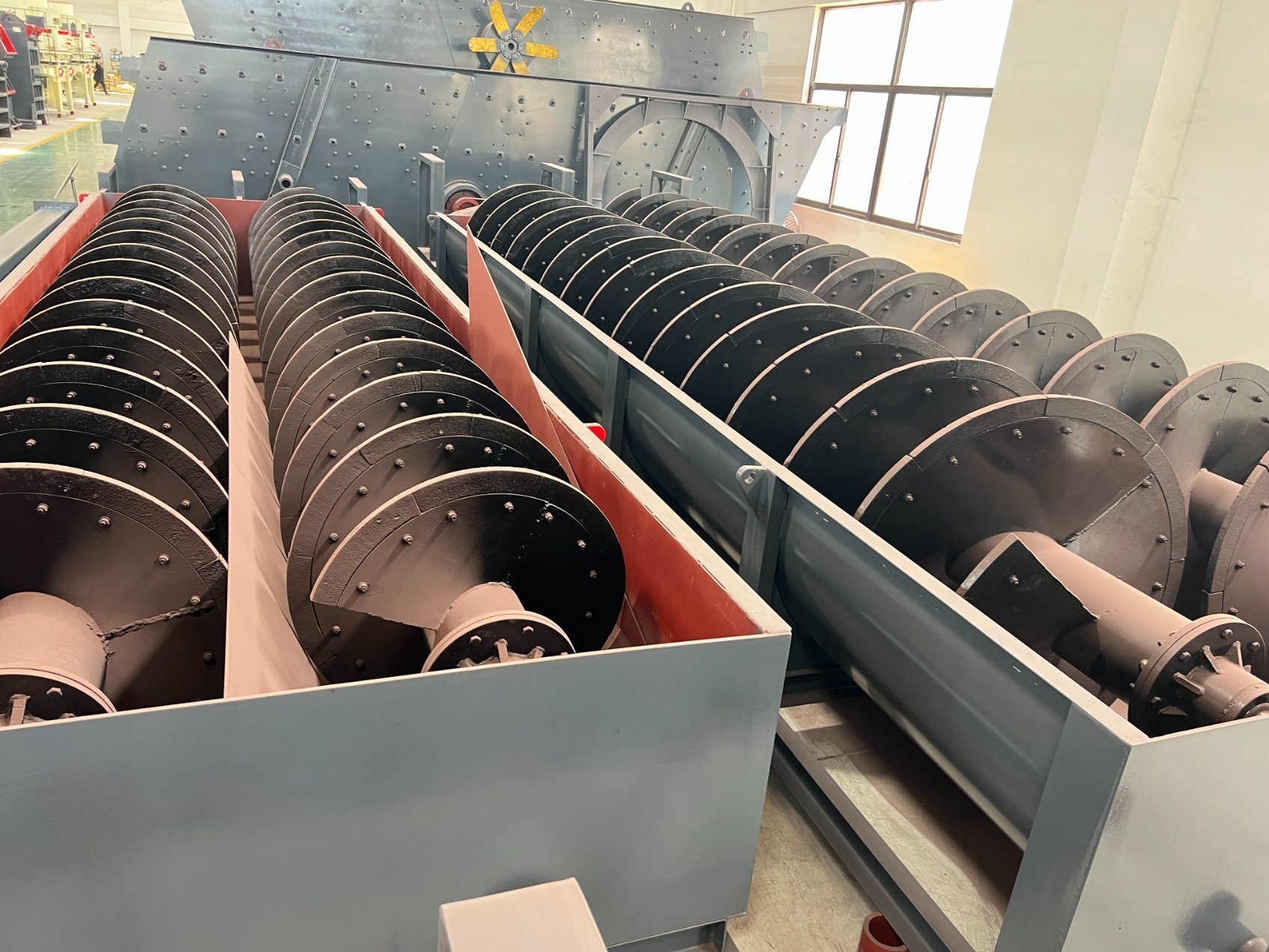 Spiral Sand Washer with Capacity T/H 100-350tph within Motor Power 11-18.5kw