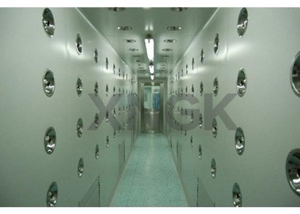 Adjustable 10 - 99s Air Shower Tunnel , Clean Room Equipment Remove Dust / Fine Particulate