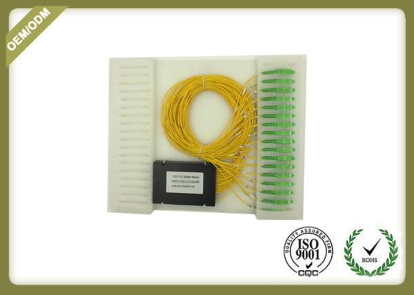 PLC Fiber Optic Splitter With SC FC Connector For Optical Communication