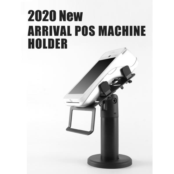 Терминал оплаты алюминиевого сплава стоит черный пластиковый владелец карточки кредита