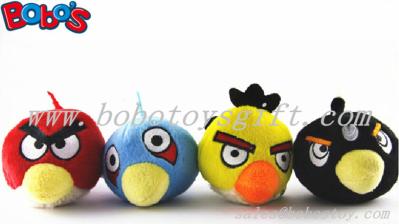 Colorful Lovely Plush Bird pet dog toy with squeaker for dog cat
