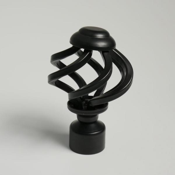 KIEI EP1031 Curtain Finial Hot Sale Luxury Adjustable Curtain Rod Hardware Precision Manufacturing Factory Outlet