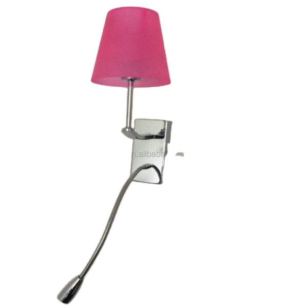 600lm Modern Flexible LED Bedhead Wall Lamp with PP Shade and Bedroom