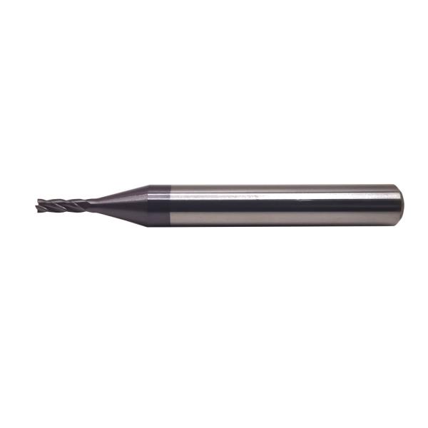 65HRC 4 tuyaute le carbure de tungstène de 2mm Endmill pour l'acier dur