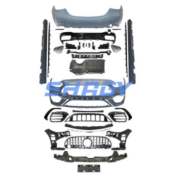 C63 AMG Car Accessories Auto Parts Front Bumper Lip Grille Body Kit For Benz W206