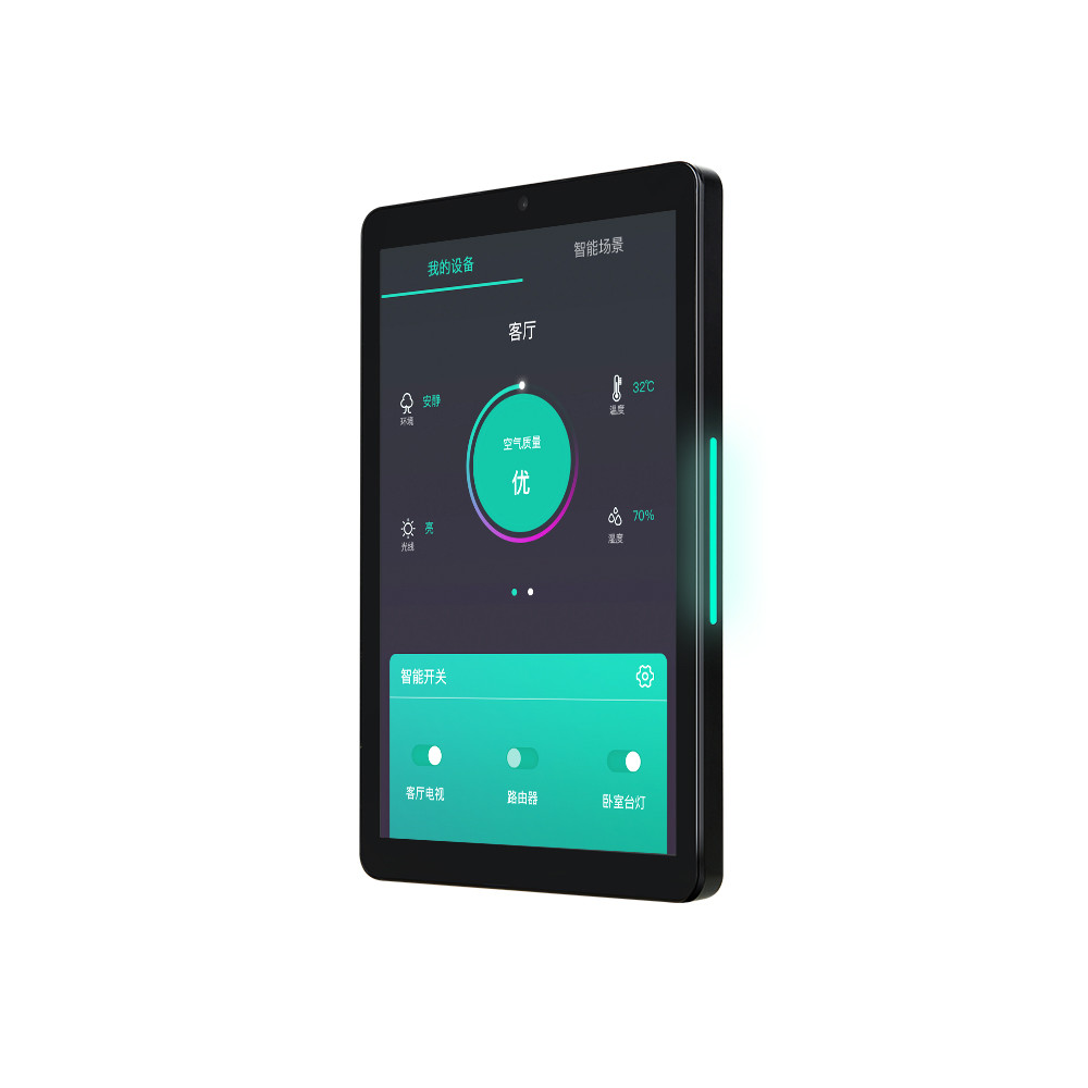 8-дюймовый смарт планшет Android для установки на стену с поддержкой Zigbee, POE и RS-485