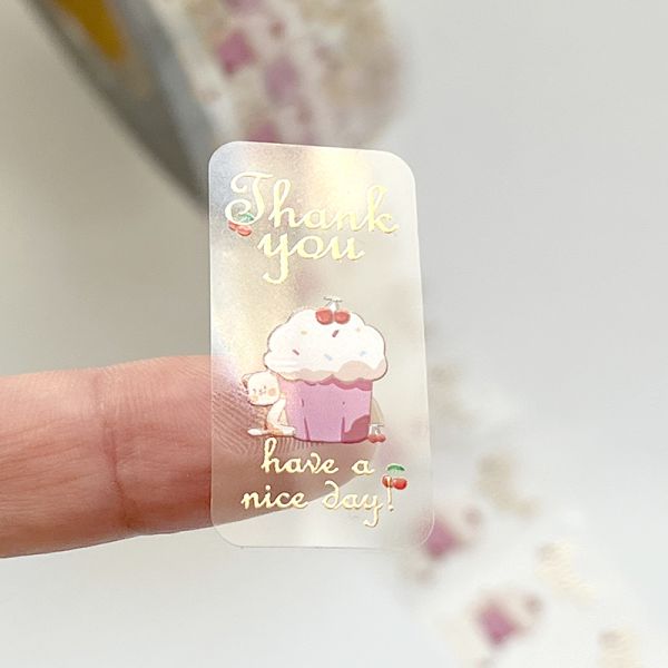 High Quality Personalized Transparent Waterproof Vinyl Adhesive Sticker Labels