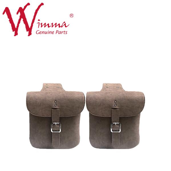 Участвующ в гонке PU сумки седловины стороны мотоцикла покройте кожей для аксессуаров частей