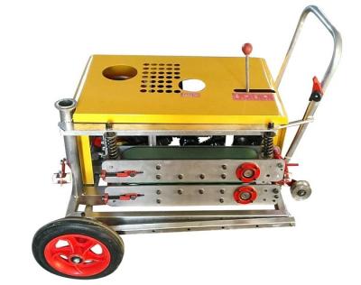 Cabo amarelo que transporta a máquina para o extrator do cabo, fio eficiente que coloca a máquina