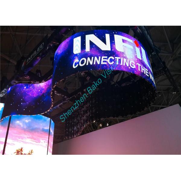 Irregular P2.5 P3 P4 High Quality Bendable Small Flexible Indoor Advertising LED Display Panels with Soft Rubber Module