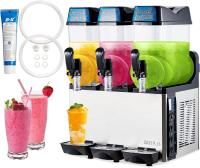 Comercial 3 Tanques Bebida congelada Slush Smoothie Maker Slushy Machine