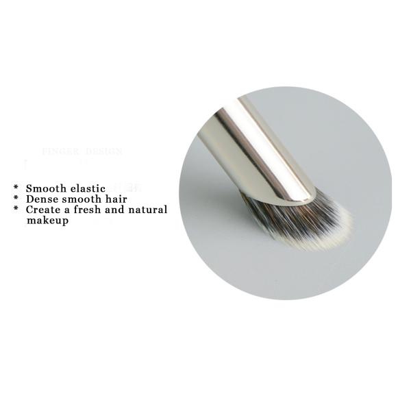 Wholesale Angled Finger Buffer Concealer Makeup Brushes With Synthetic Hair Customized Logo