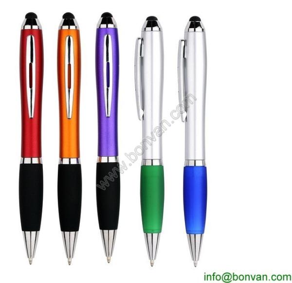 promotional gift stylus touch pen,colored lacquer plastic stylus pen,gift stylus pen